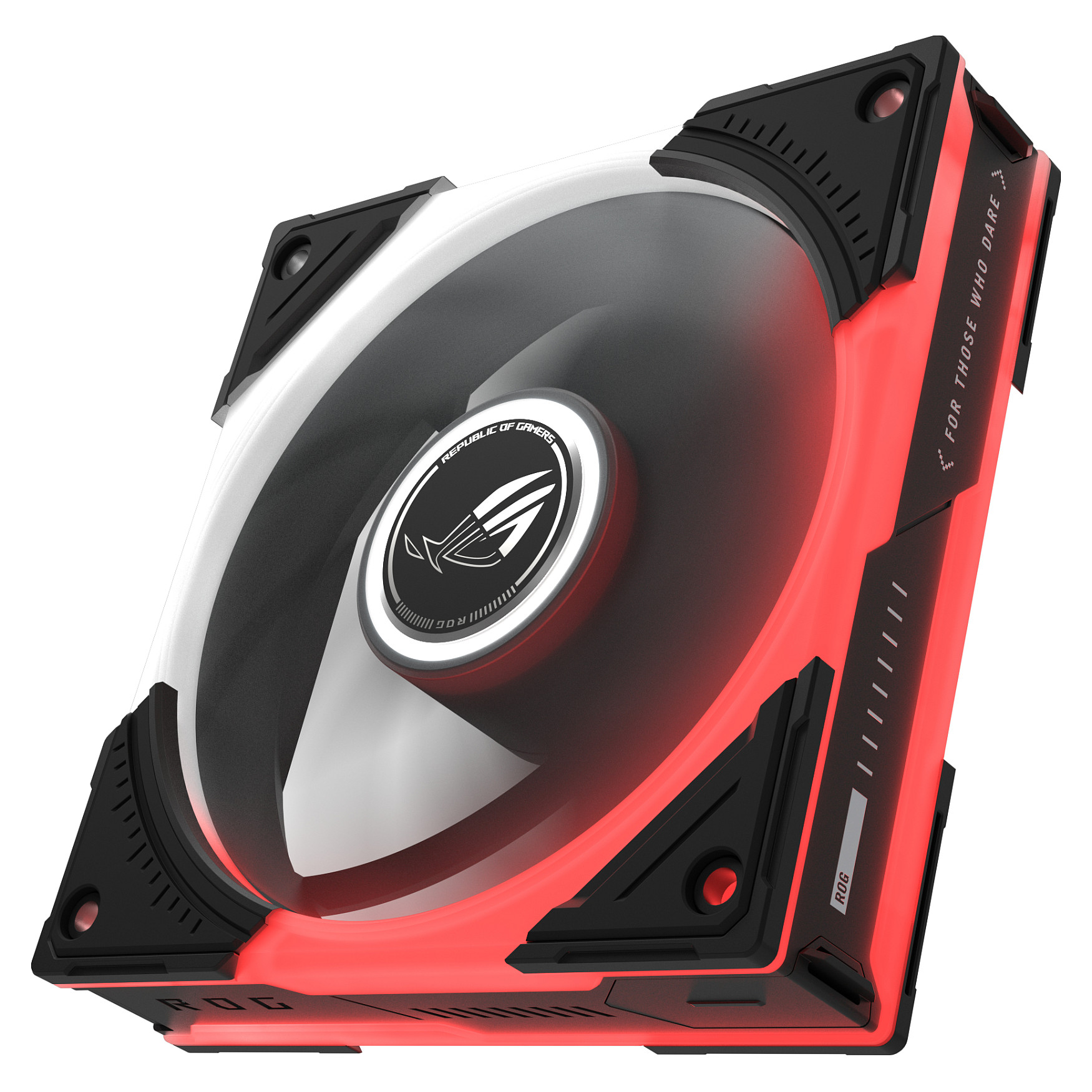 Ftohës për Kasë ASUS ROG Eurux GR120 ARGB Reverse / 120mm / 30mm / PWM / 2200 RPM / 70 CFM / ARGB / 3-Pack / ROG Hub – Zezë/Kuqe/Bardhë - 16