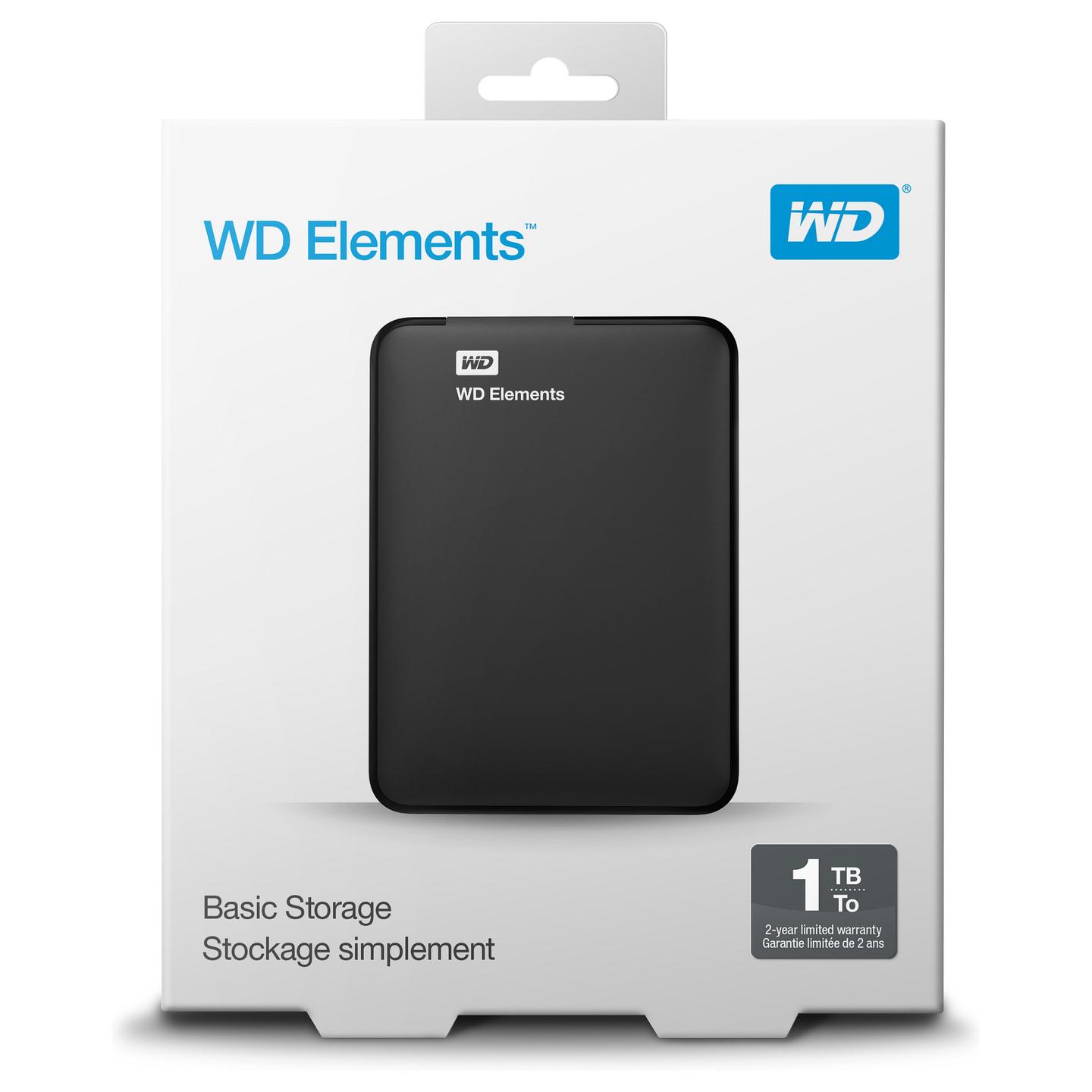 HDD të Jashtme Western Digital WD Elements Portable WDBUZG0010BBK / 1TB / 2.5" / USB 3.2 Gen 1 / USB 3.0 – Zezë - 8