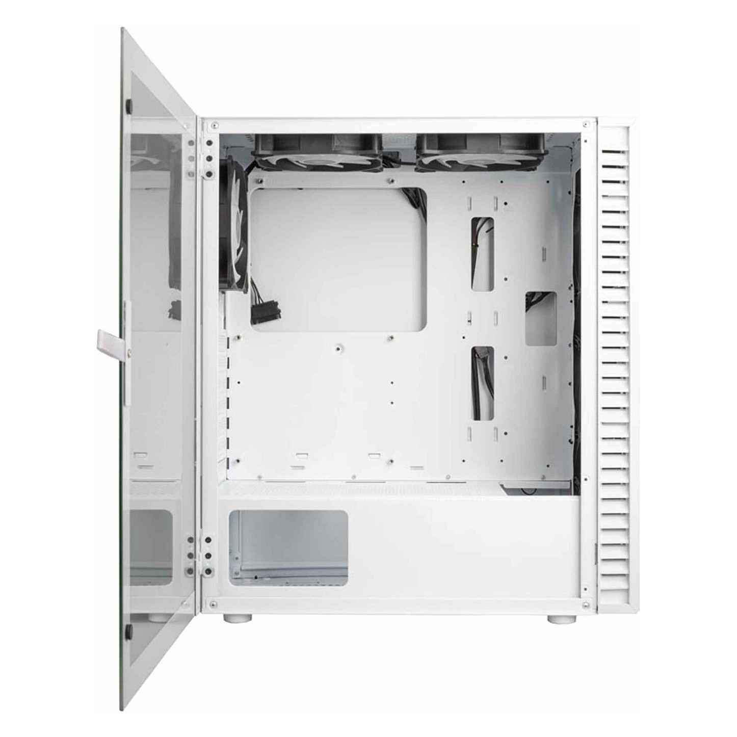 Kasë PC Kolink Observatory HF Glass ARGB / Midi Tower / ATX / 6x 120/140mm ARGB Fan / Tempered Glass - Bardhë - 6