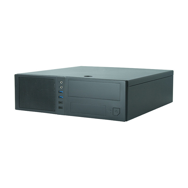 Kasë PC Chieftec CS-12B-300 / Mini Tower / PSU 300W / 1x 80mm Fan - Zezë - 2