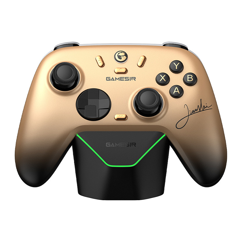 Kontroller për PC / Switch GameSir Nova 2 Lite Champion Edition / Wireless & Wired – Zezë/Bronz - 5