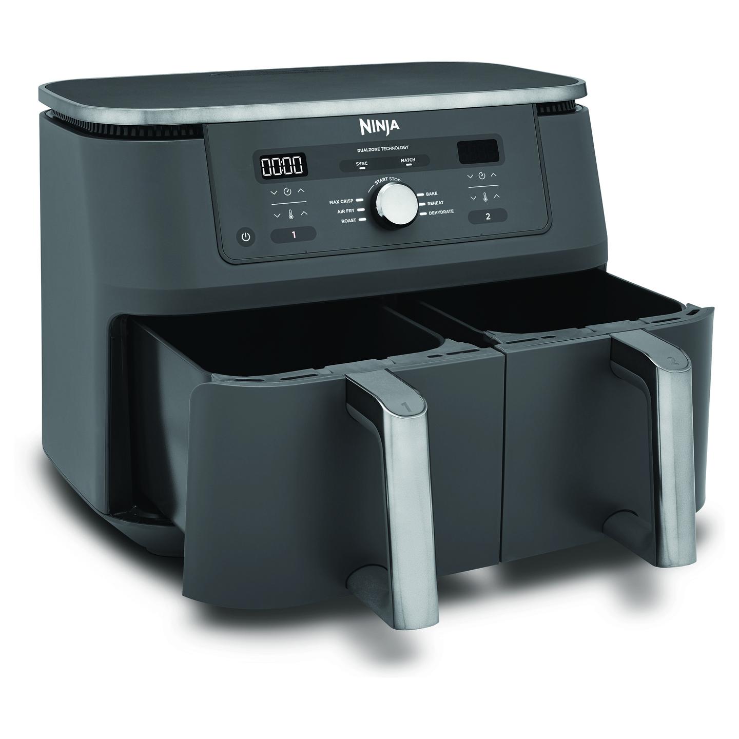 Fryer Ninja MAX Dual Zone / DZ400EU / 9.5L / 2470W / 2 Sirtarë / 6 Programe / 40–240°C / Sync / Match – Gri - 13