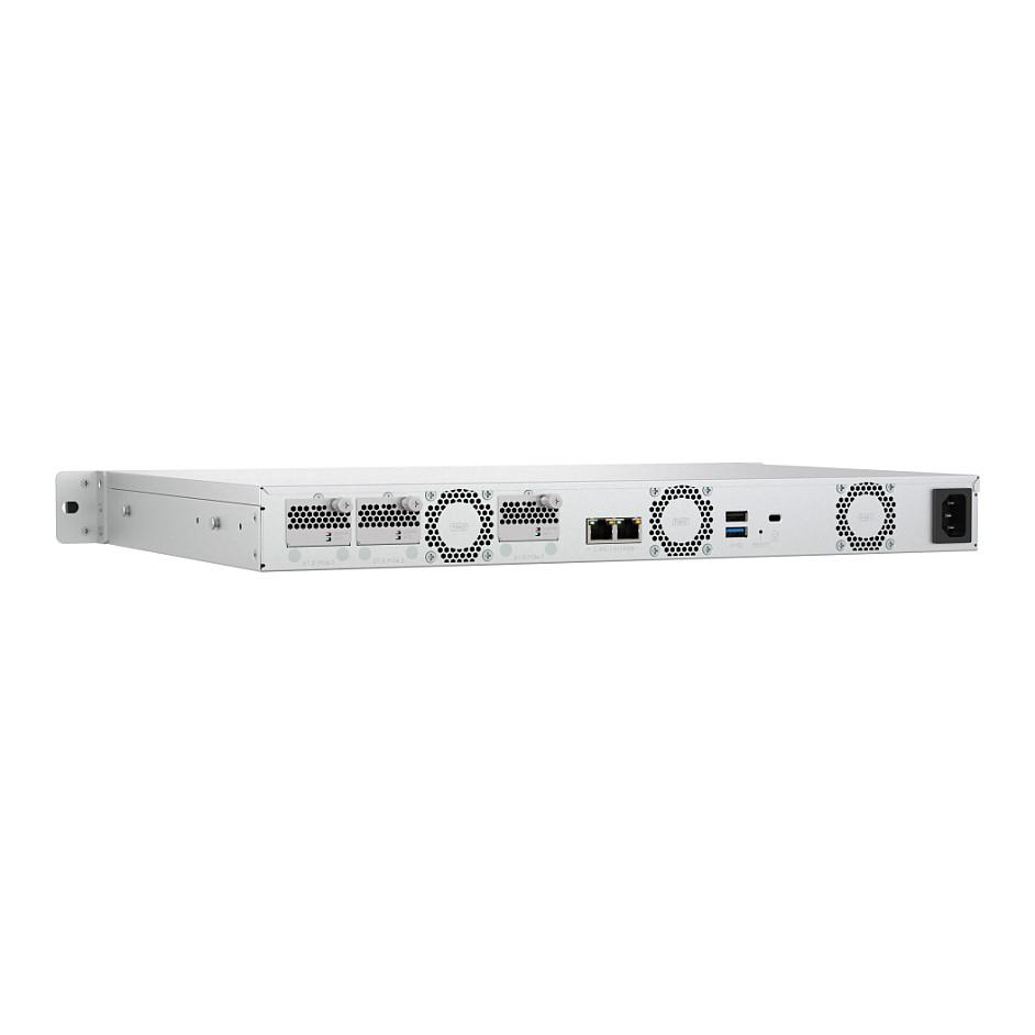 NAS QNAP TS-h765eU-8G, Atom x7405C, 8GB DDR5 ECC, 4 Bay SATA, 3 × M.2 NVMe, 2 × 2.5GbE, 1U Rackmount - Argjend - 8