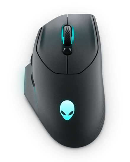 Maus Gaming Dell Alienware AW620M / Wireless + Wired / 2.4GHz / 26000 DPI / 7 Butona / 100g – Zezë