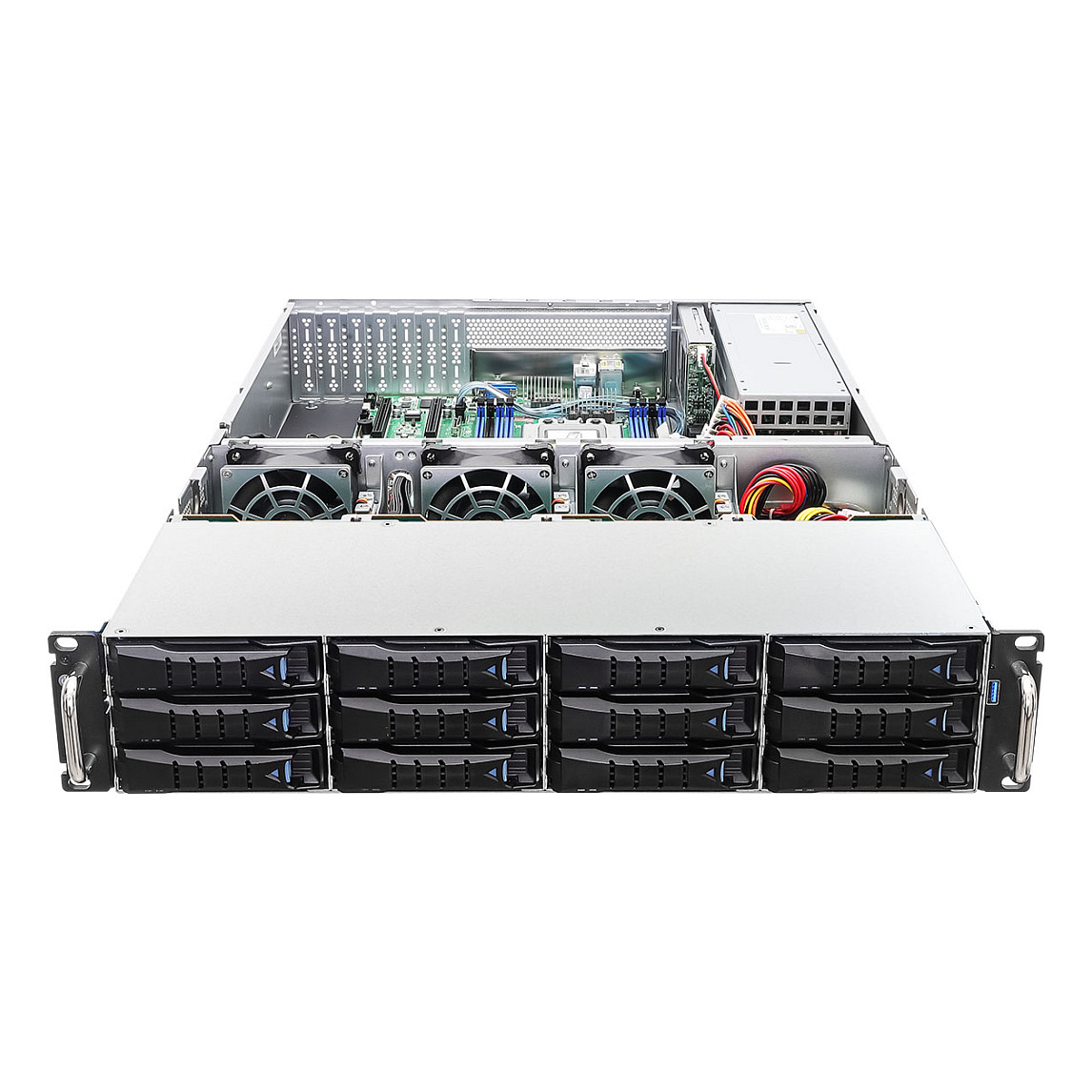 Server Barebone ASRock Rack 2U12L2S-SIENA / AMD SP6 / DDR5 / 2U Rackmount / 800W - 2