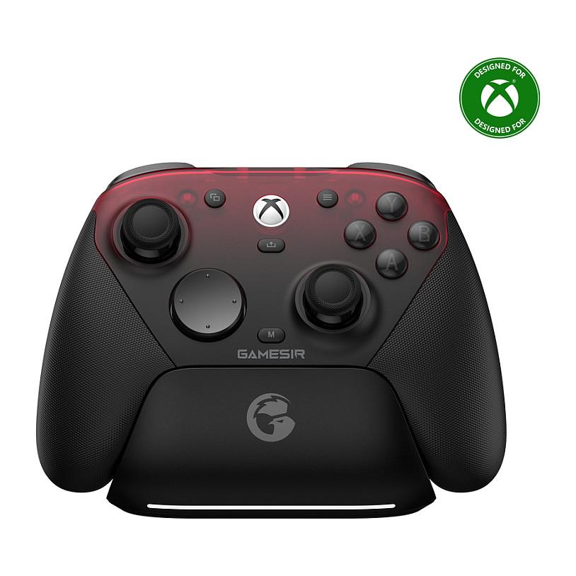 Kontroller për PC / Xbox GameSir G7 Pro / Wireless + Wired / TMR / Hall Effect / 1000Hz – Zezë/Kuqe - 2