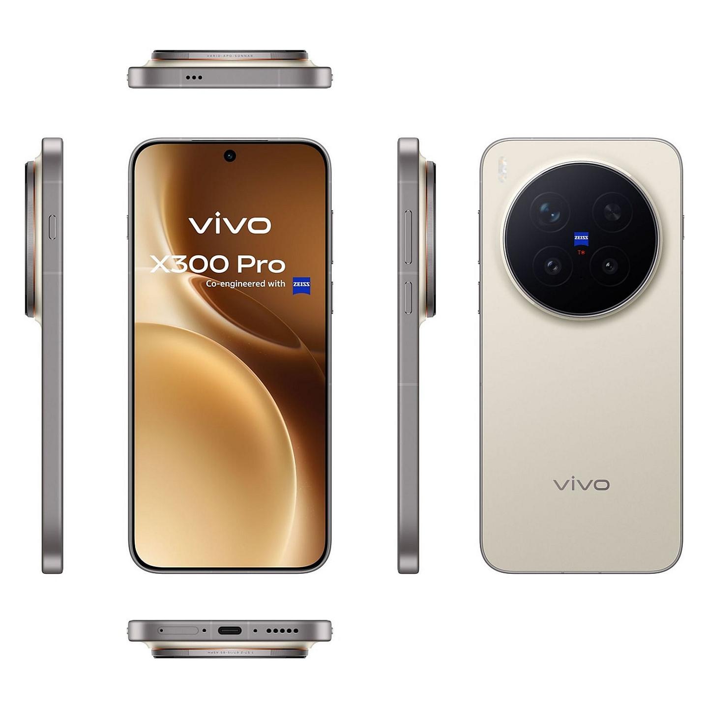 Telefon Vivo X300 Pro, 6.78", LTPO AMOLED, 120Hz, 16GB, 512GB, 5G - Kafe - 2