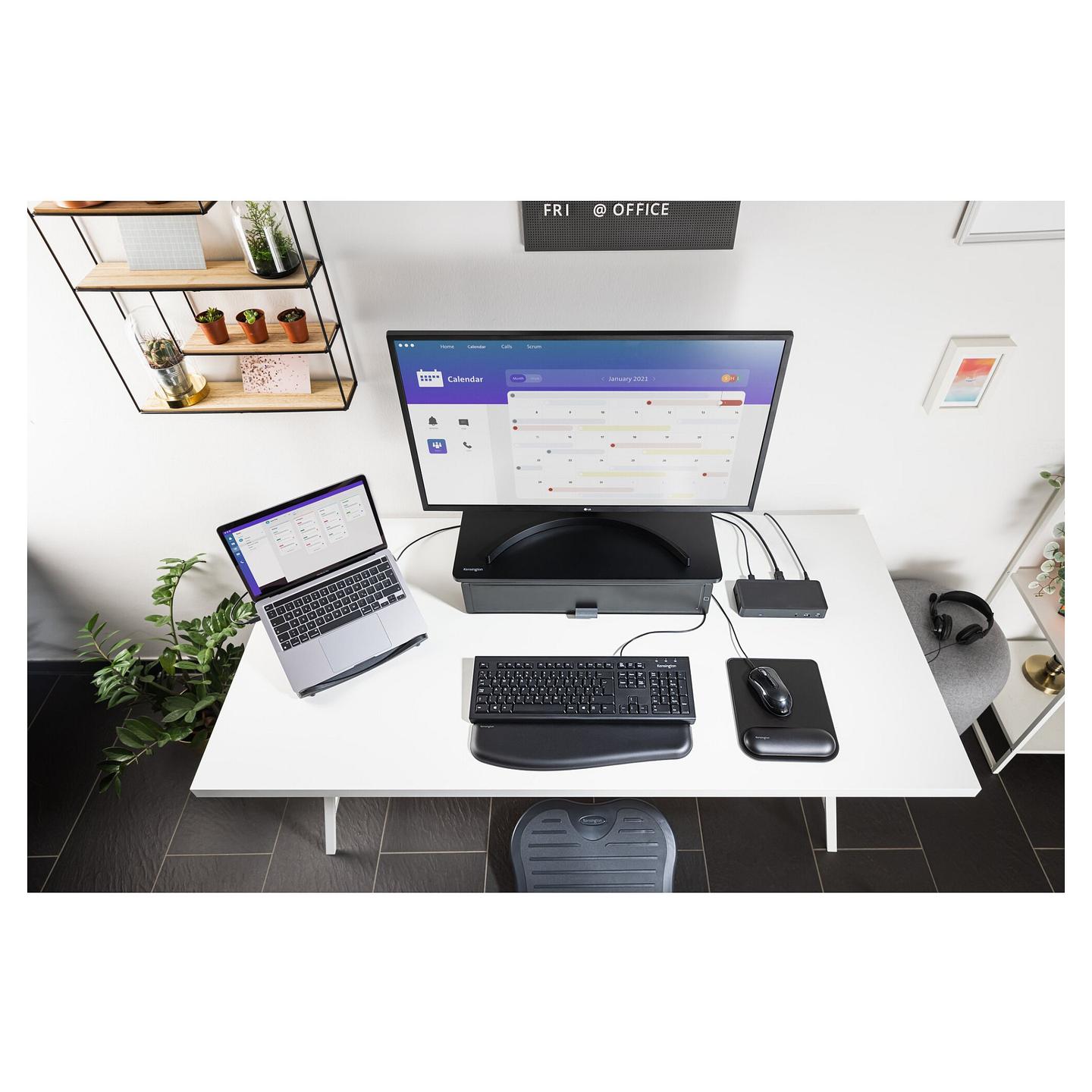 Mbajtës për Laptop Kensington SmartFit Easy Riser 60112 / 12"-17" / Tilt deri 50° / SmartFit / I Palosshëm - Gri - 6