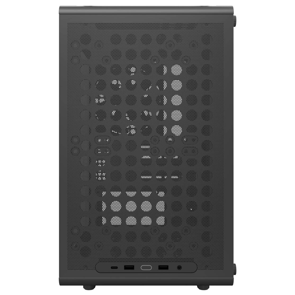 Kasë Cooler Master Q300L V3 / Mini-Tower / Micro-ATX / Xham Tempered Glass / 1x140mm / USB 3.2 Gen2x2 Type-C – Zezë - 3