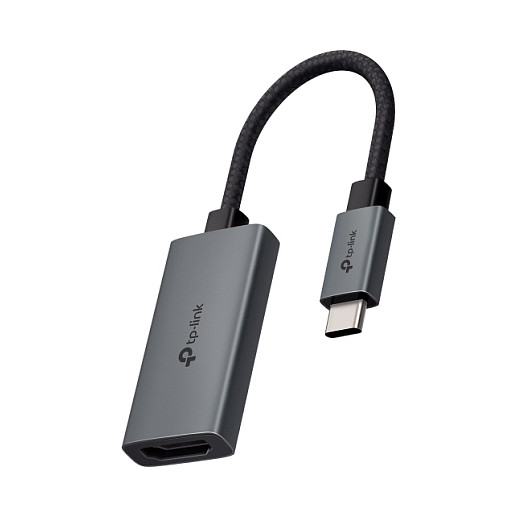 TP-Link UA520C USB Type-C to HDMI Adapter / 4K / 60Hz / Braided Cable / Aluminium – Black