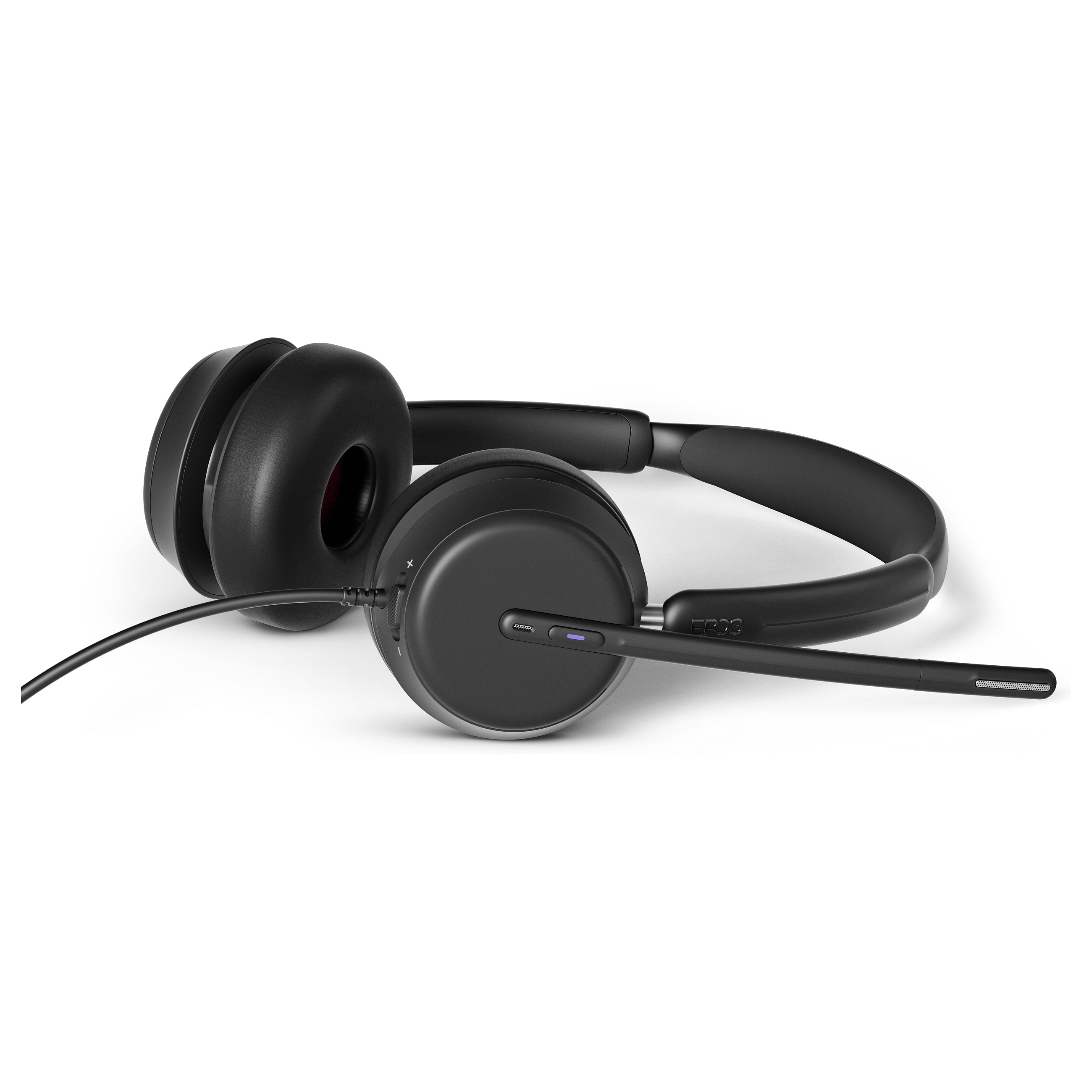 Kufje me kabllo Lenovo 4Z21P85373 / EPOS IMPACT 860T / USB-C & USB-A / Stereo - Zezë - 6