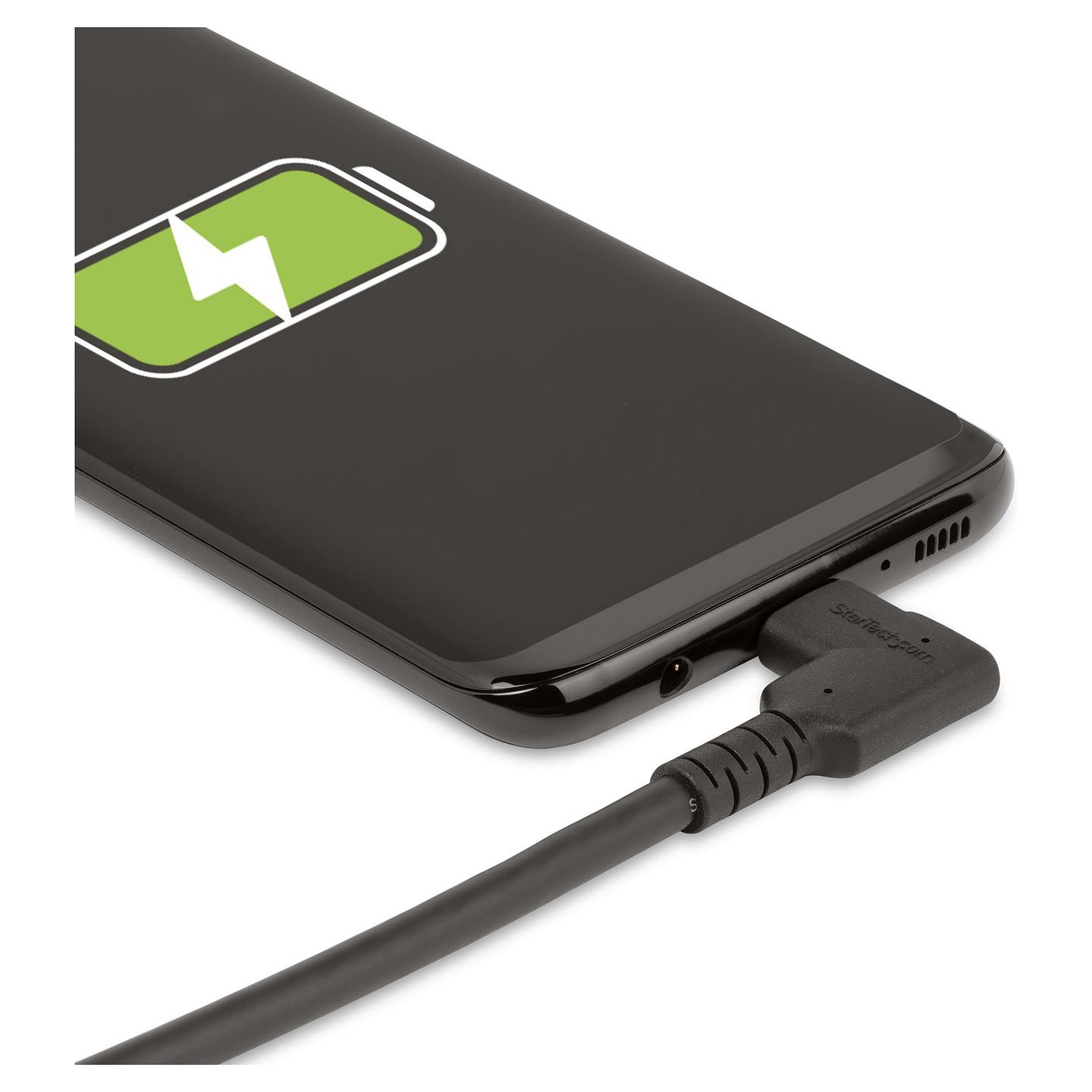 Kabllo USB StarTech.com RUSB31CC1MBR, USB-C në USB-C, USB 3.2 Gen 2, 10 Gbps, Power Delivery 100W, DisplayPort 1.2 4K 60Hz, 1 m – Zezë - 9