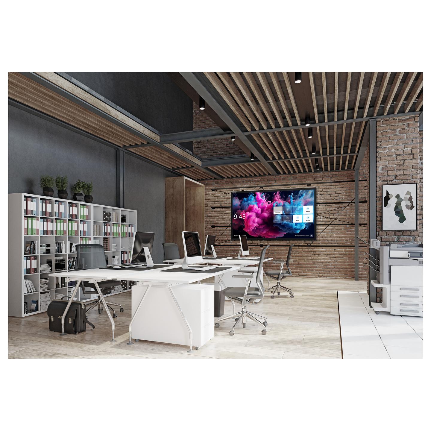 Interaktiv (Touchscreen) Avocor AVH-6520, 65", 4K UHD, 400cd/m², 60Hz, 4× HDMI, DP 1.4, USB-C, 3× USB-A, 3× USB-B, 2× RJ45, RS-232 - Zezë - 3