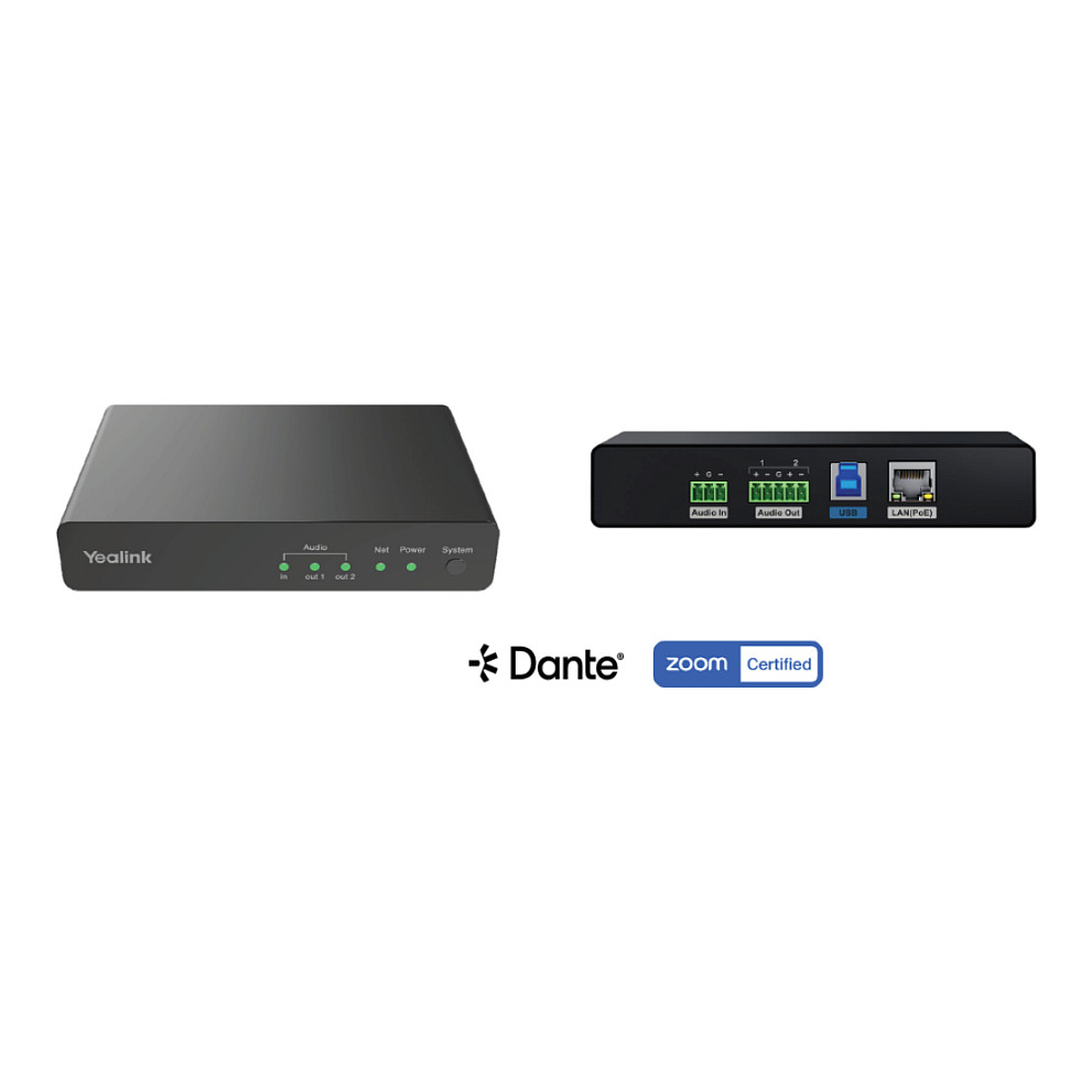 Aksesorë për Konferencë Yealink AVBridge / USB / Dante / Audio Processor - Zezë - 3