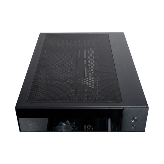 Kasë PC Chieftec Visio GM-30B-TG-OP / Cube / Tempered Glass / 6x 120mm Fan - Zezë - 12