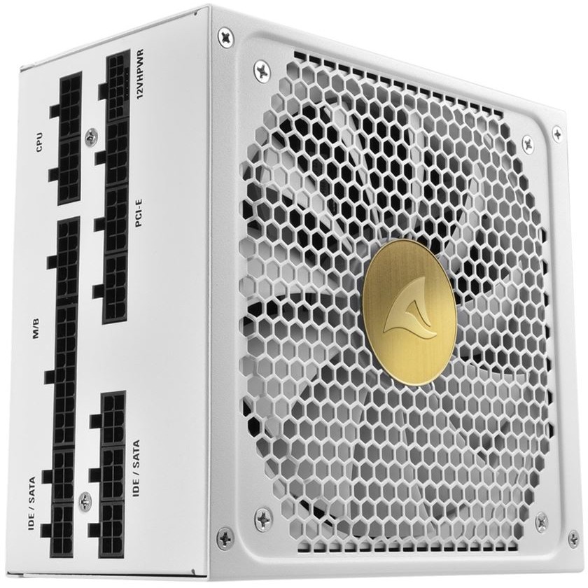 Furnizues Energjie PSU 1000W Sharkoon Rebel P30 Gold / 1000W / ATX 3.0 Power Supply / Modular / 1x 12VHPWR / 4x PCIe - Bardhë