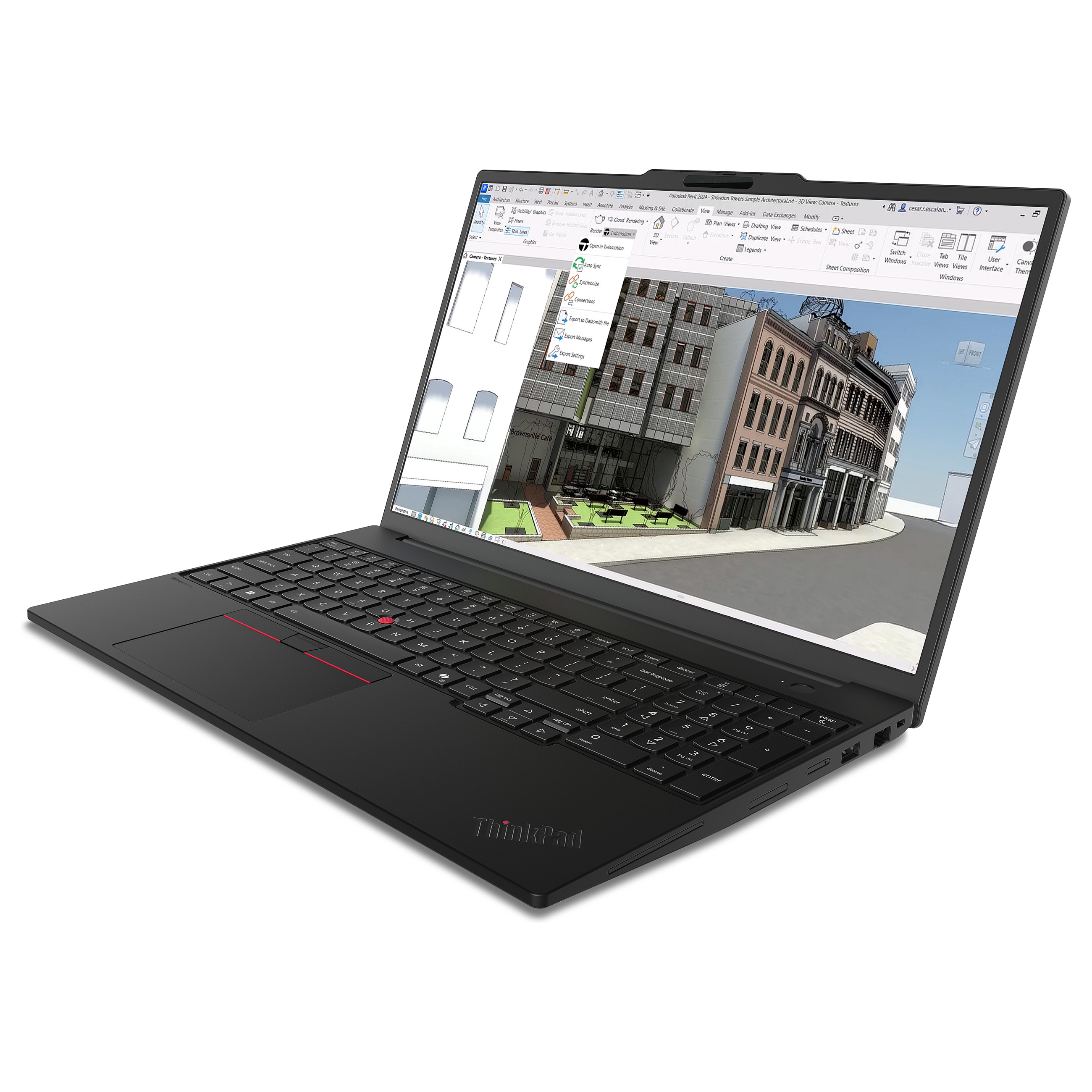Laptop Lenovo ThinkPad P16s Gen 5 Copilot+ / Ultra 7 356H / 32GB LPDDR5x / 512GB / 16" WUXGA (Full HD+) IPS 60Hz / RTX PRO 500 Blackwell 6GB - Zezë - 4