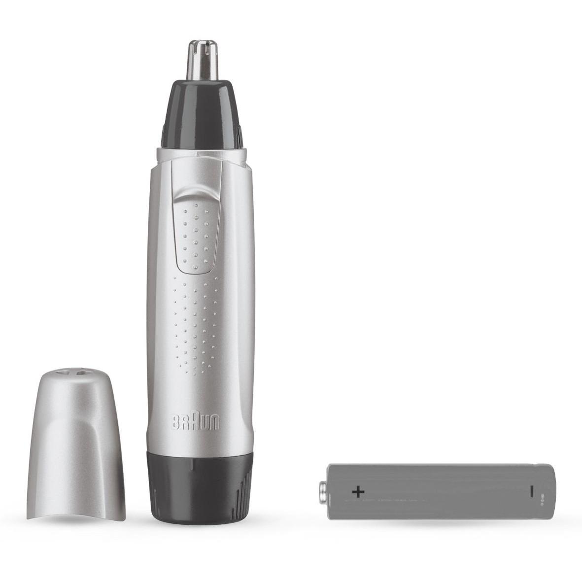 Makinë e rrojës Braun Exact Series EN 10 / Precision Trimmer / Rotary System / Stainless Steel / 60min – Zezë/Argjend - 2