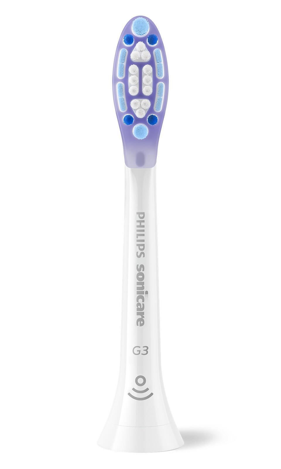 Koka zëvendësuese për furçë elektrike Philips Sonicare G3 Premium Gum Care / 4 copë - Bardhë - 3