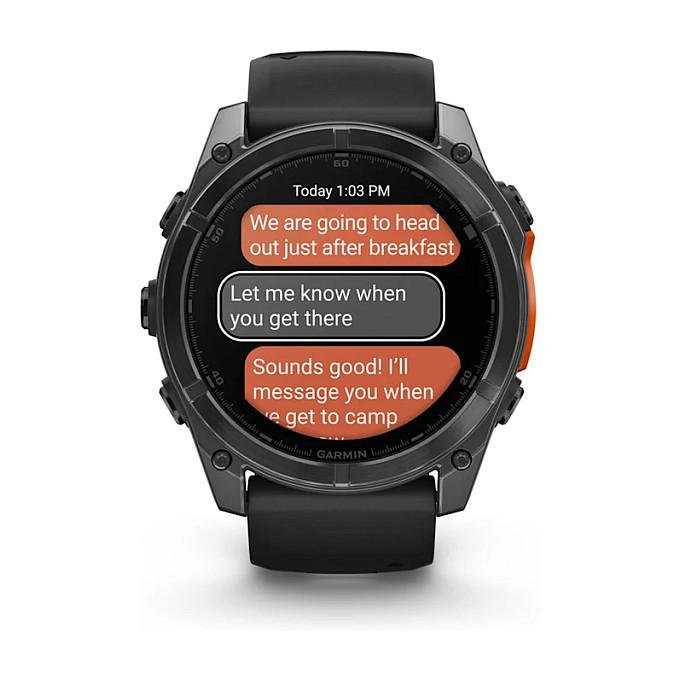 Orë e mençur Garmin fēnix 8 / 51mm / AMOLED 1.4" / GPS / Wi-Fi / Bluetooth / ANT+ / 32GB / 10 ATM - Gri/Zezë - 11