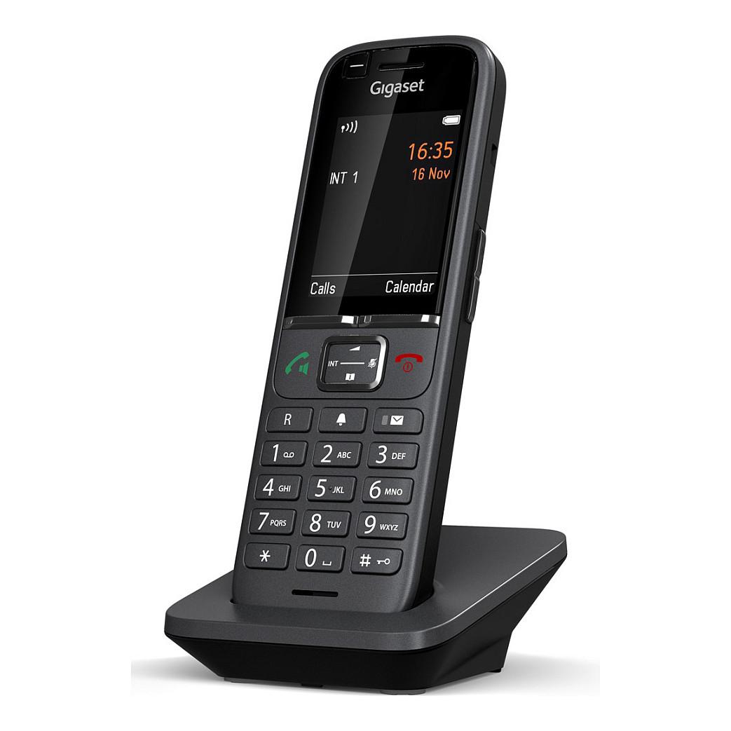 Telefon VoIP Gigaset S700H PRO, DECT, CAT-iq 2.1, 2.4" TFT me ngjyra, Bluetooth 4.2, 500 kontakte, IP40 - Antracit - 3
