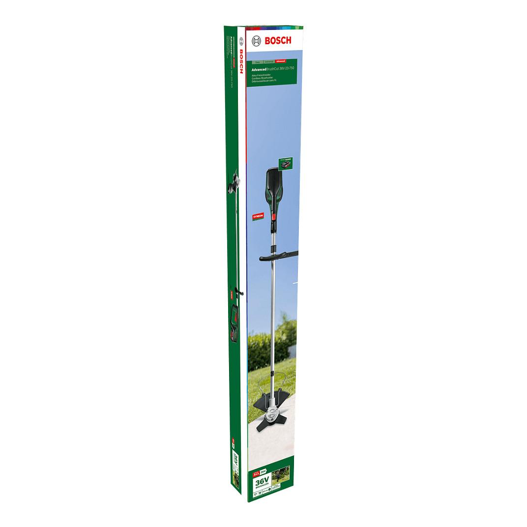 Kositëse Bari me Bateri Bosch AdvancedBrushCut 36V-23-750, 36V, Brushless, Gjerësi Prerjeje 330mm, Teh 230mm, 1 Bateri 2.0Ah - Gjelbër/Zezë - 8