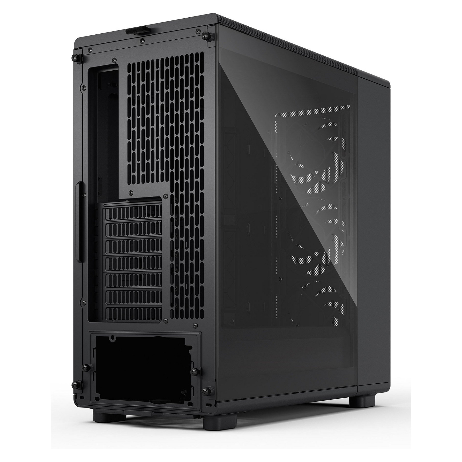 Kasë PC Fractal Design Epoch Black TG Light Tint / Midi Tower / 3x 120mm Fan / ATX / SSD 2.5" - Zezë - 10