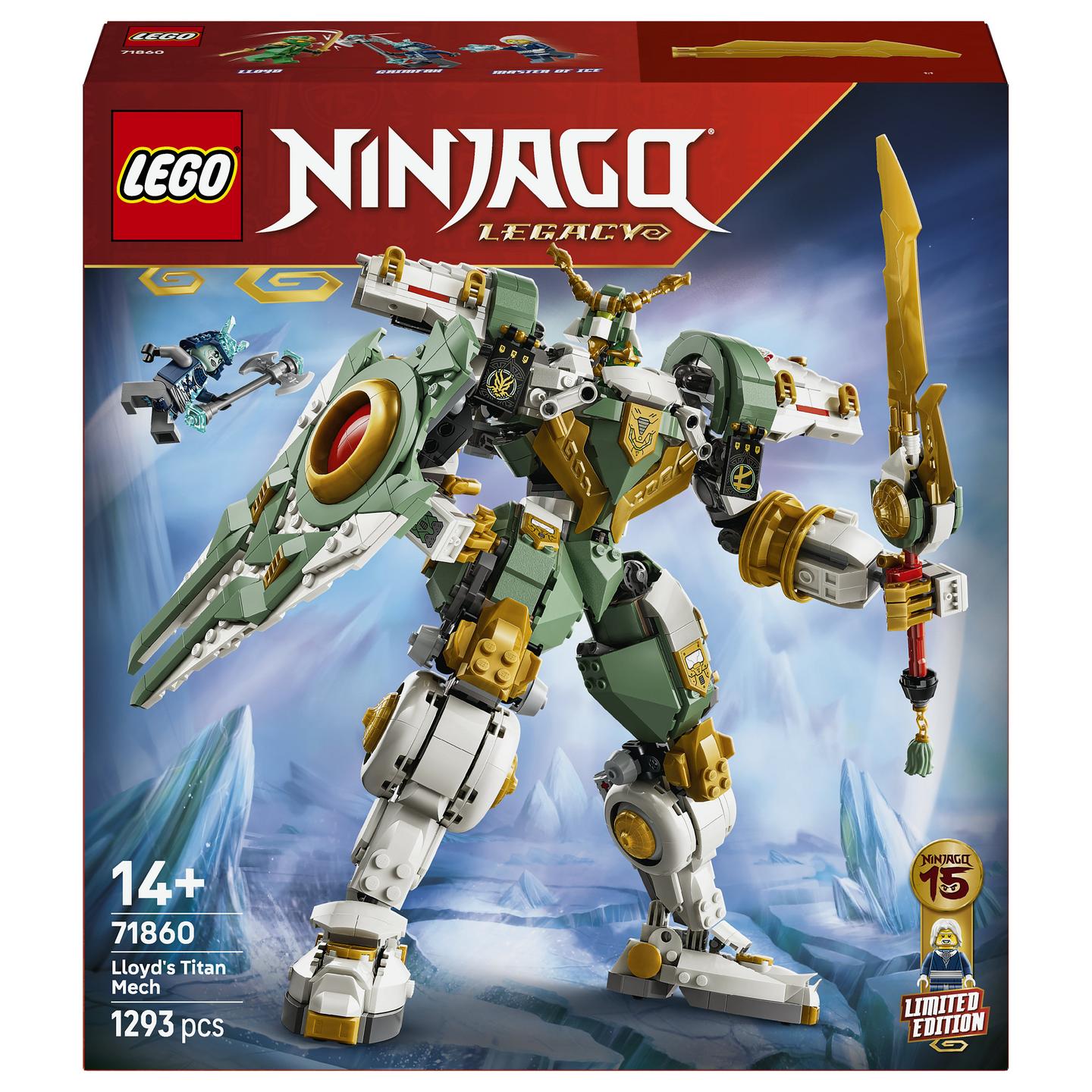 LEGO NINJAGO Lloyd's Titan Mech 15th Anniversary 71860