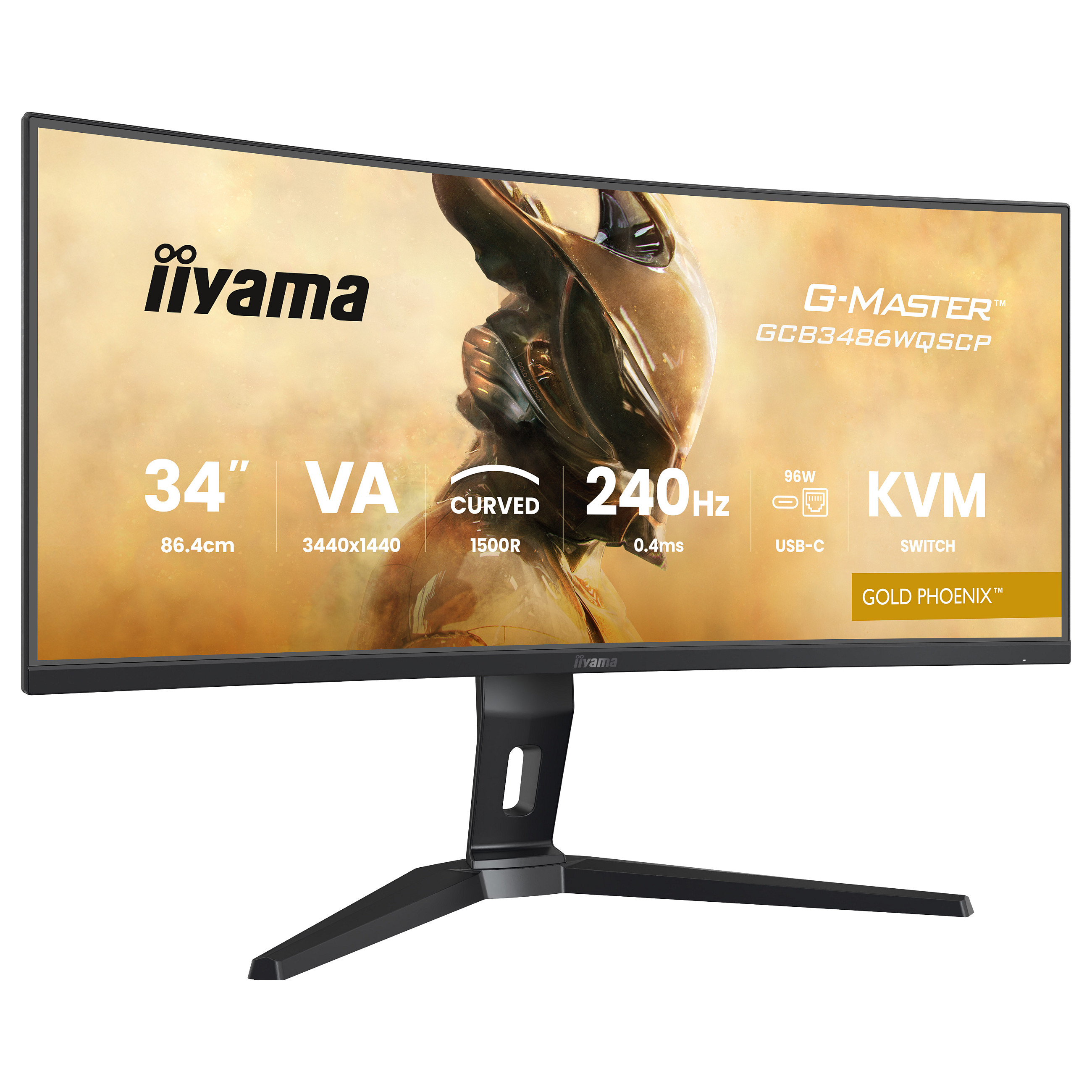 Monitor Gaming iyama G-Master GCB3486WQSCP / 34 Inch / 4K Ultra HD / 240Hz / 0.4ms / I zi