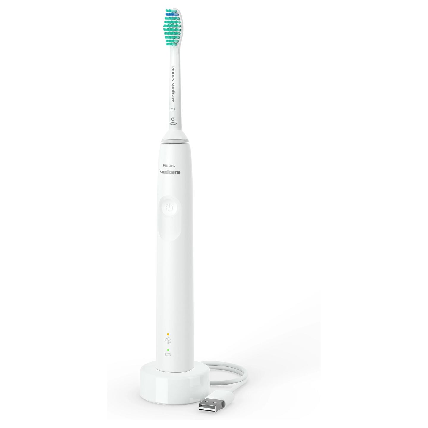 Furçë dhëmbësh elektrike Philips Sonicare Series 3100 / Pressure Sensor / SmarTimer / QuadPacer / C1 ProResults – Bardhë - 2