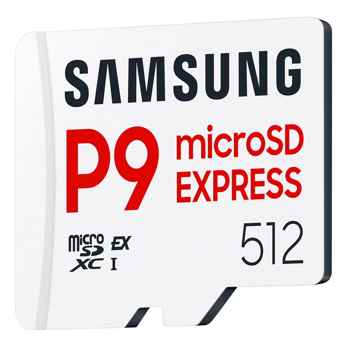 Kartë Memorie Samsung P9 Express / 512GB / MicroSDXC / SD Express / UHS-I / U3 / V30 - 2