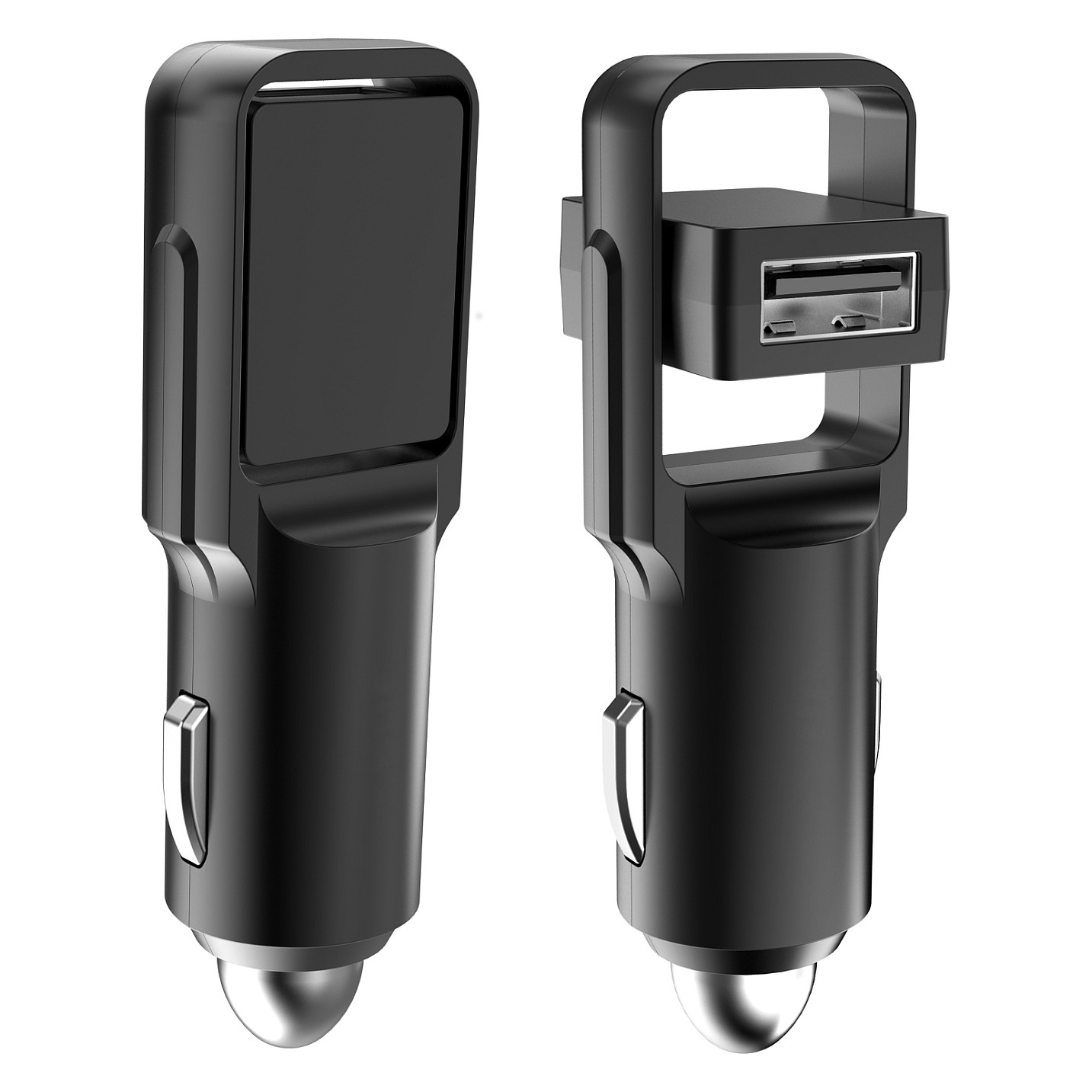 Adapter telefoni për veturë RealPower 219735 / USB-A / 5V / 2.4A - Zezë - 2