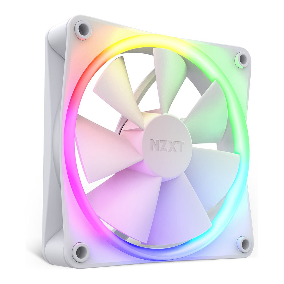 Ftohës për Kasë NZXT F120 / 120mm / 500-1800 RPM / PWM / RGB – Bardhë - 2
