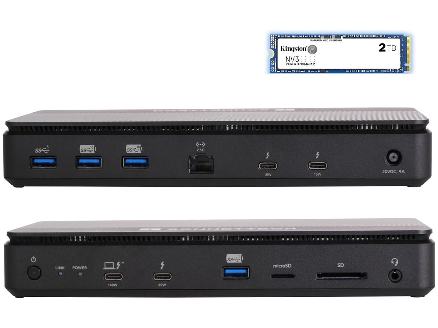 Docking Station Sonnet Echo 13 / 4x Thunderbolt 5 / 4x USB-A / SD+microSD / 2.5GbE – Zezë - 2