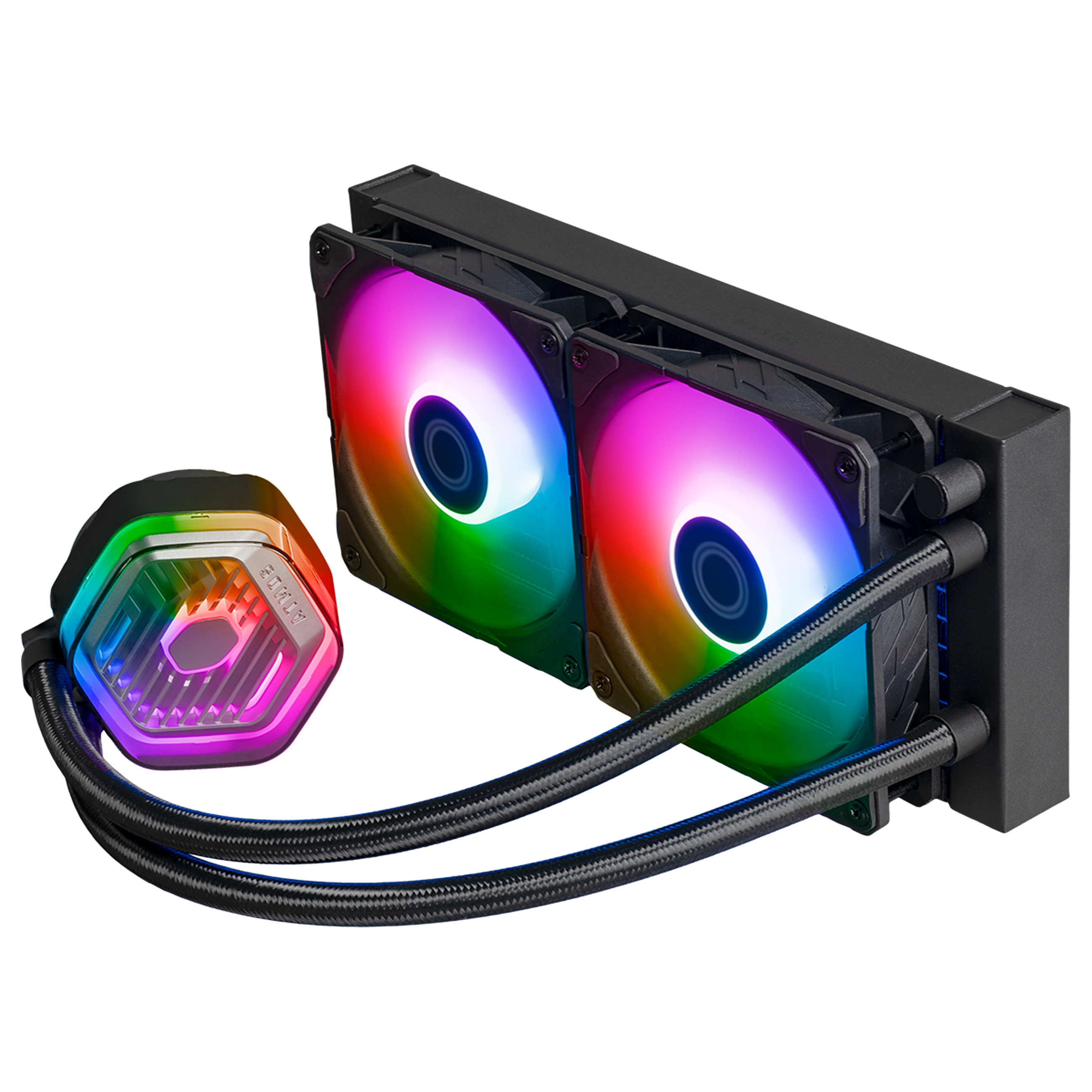 Ftohës për Procesor Cooler Master MasterLiquid 240 ATMOS / 240mm / AIO / ARGB – Zezë - 5
