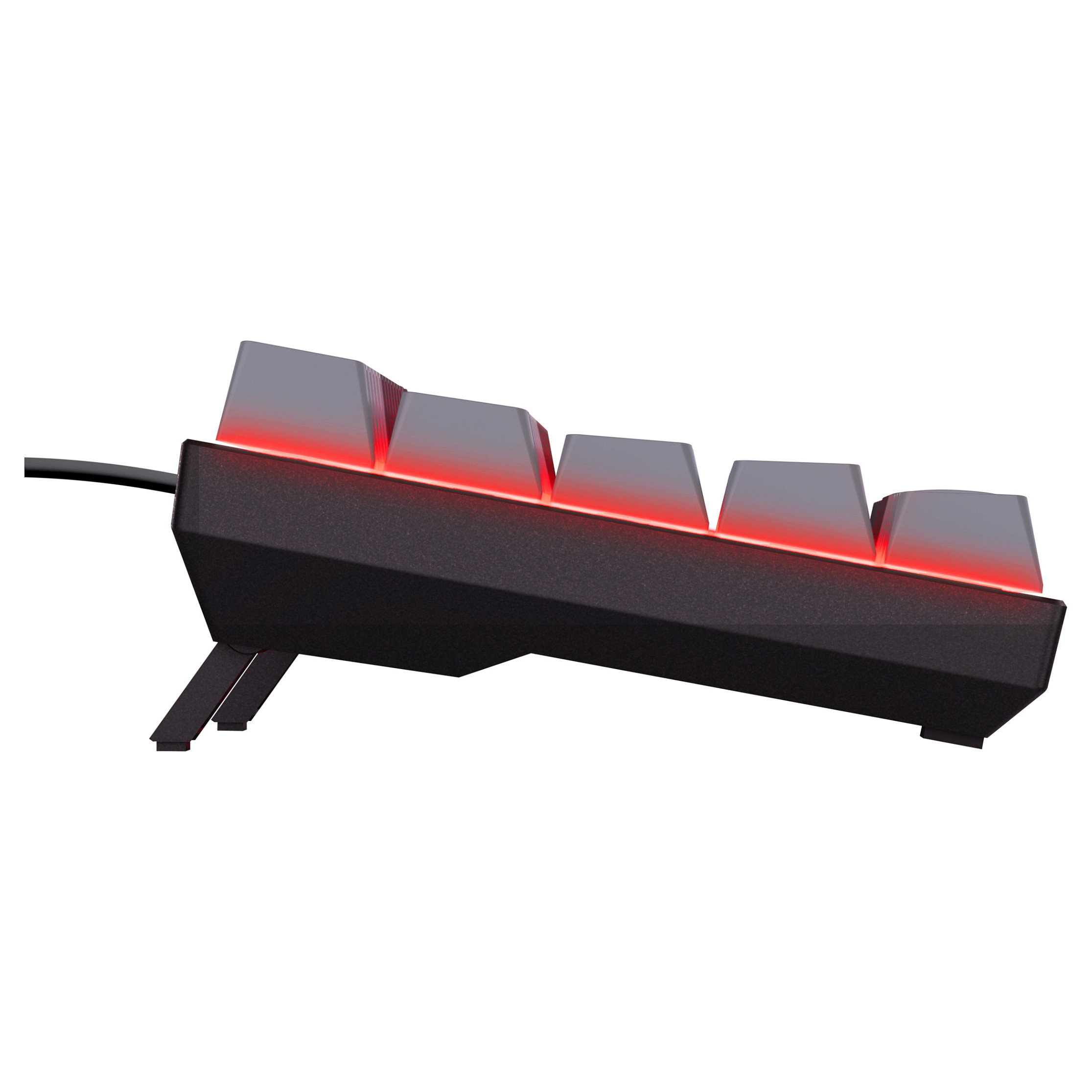 Tastierë Gaming Trust GXT 867 Acira / Wired / QWERTZ / Mekanike / RGB LED / 60% / 61 Taste - Zezë/Gri - 4