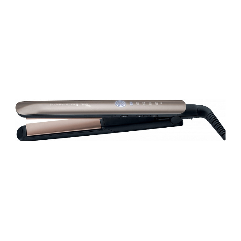 Drejtuese për flokë Remington Keratin Therapy Pro S8590 / Keratin Ceramic / Heat Protection Sensor / 230°C / 5 Nivele – Bronzë