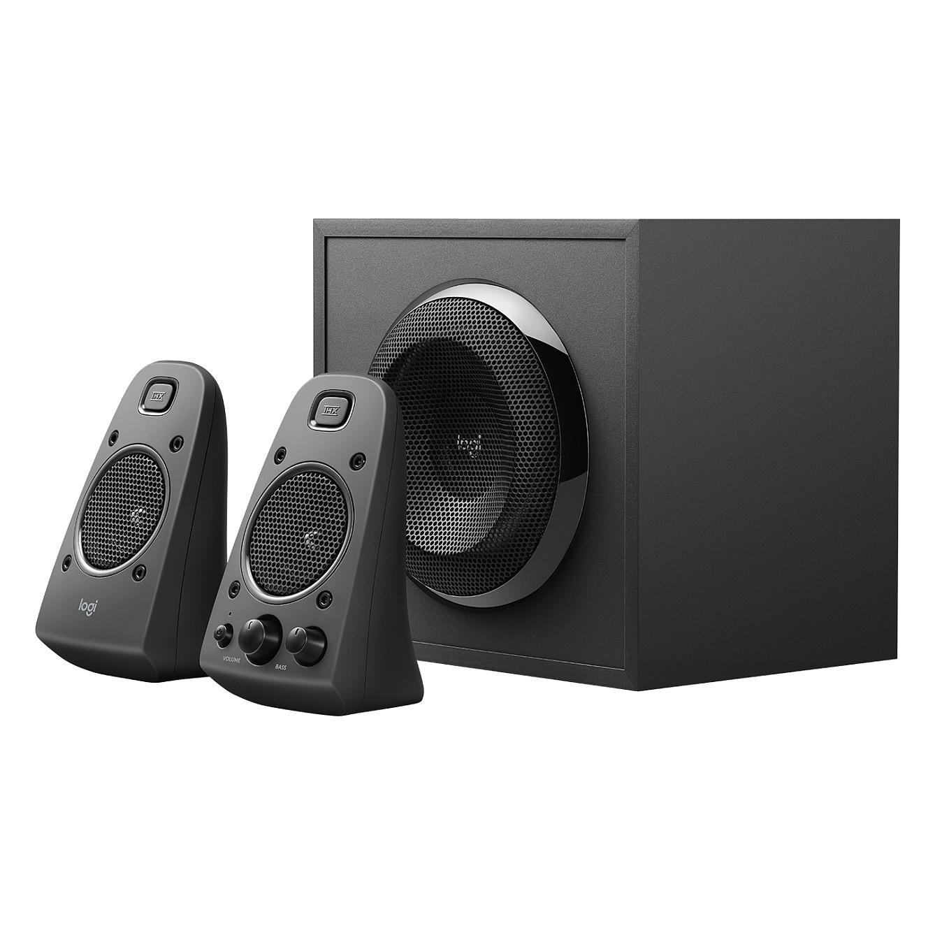 Altoparlantë Logitech Z625, 2.1, 200W RMS, THX, Optical, 3.5mm, RCA - Zezë - 5