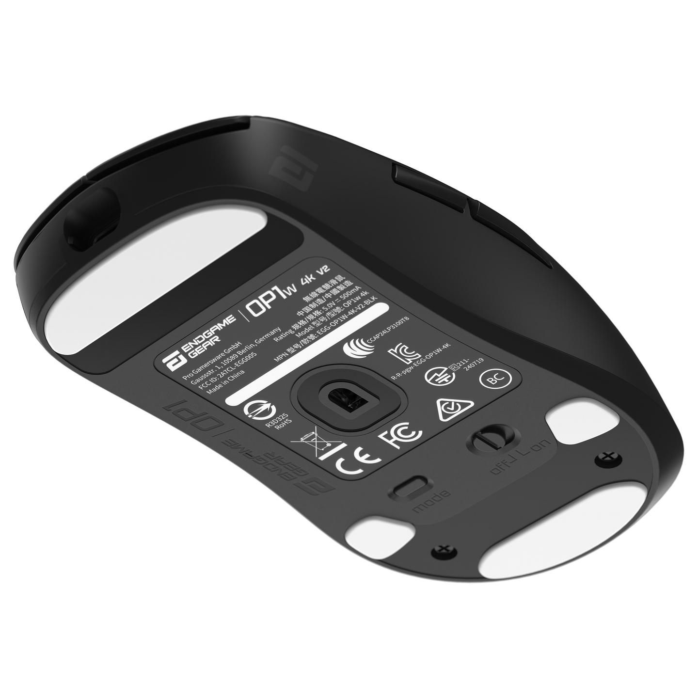 Maus Gaming Endgame Gear OP1w 4k v2, Wireless, 30000DPI, 4000Hz, PixArt PAW3950 U+1F95A, 7 Butona, 2.4GHz - Zezë - 11