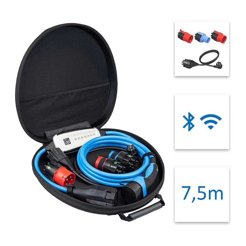 Njësi Karikimi Portative NRGkick Set Optimal, 22kW, 32A, Type 2, 7.5m, Wi-Fi, Bluetooth - Bardhë/Blu - 2