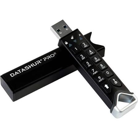 USB Flash Drive iStorage datAshur PRO2 / 32GB / USB Type-A / USB 3.2 Gen 1 / AES-XTS 256-bit / FIPS 140-2 Level 3 - Zezë - 2