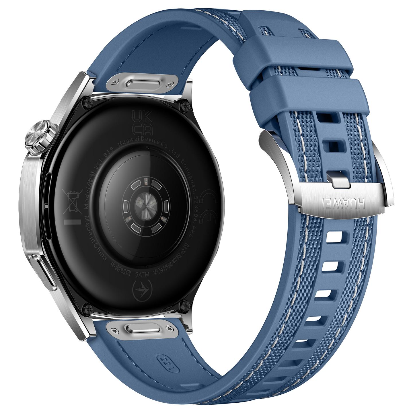 Orë e mençur Huawei Watch GT 5 / 46mm / AMOLED / GPS / Bluetooth / NFC - Argjend/Blu - 2