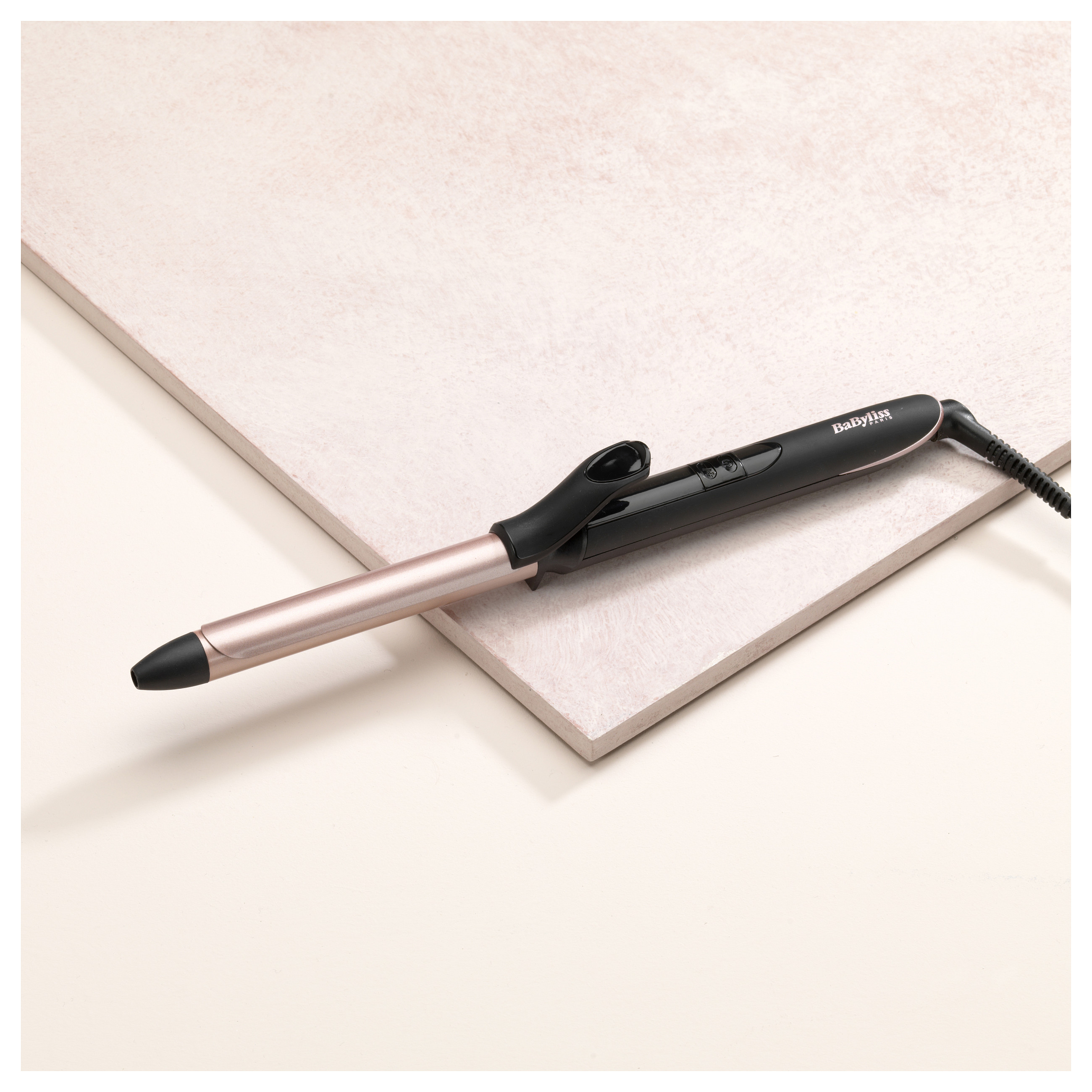 Stilues për flokë për kaçurrela BaByliss C450E / Advanced Ceramics / Quartz-Ceramic / 19mm / 160–210°C / 6 Nivele / 2.5m – Zezë/Rozë - 4