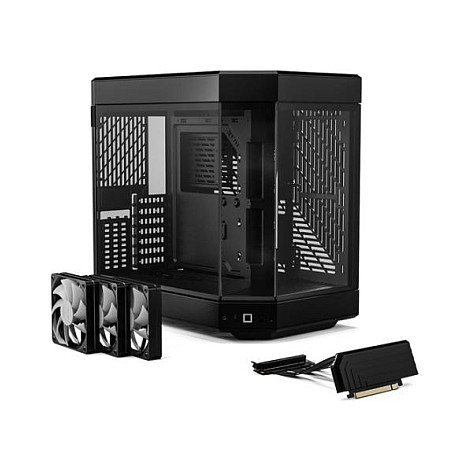 Kasë HYTE Y60 / Mid-Tower / E-ATX / 3x 120mm Fan / Tempered Glass - Zezë - 2