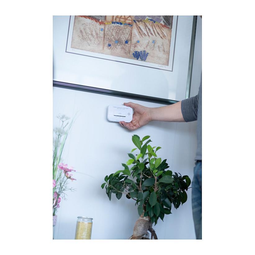 Detektor CO Brennenstuhl CM A 3030 / Sensor Elektrokimik / Alarm 85 dB / LED / 2x AA 1.5V / EN 50291 - Bardhë - 9