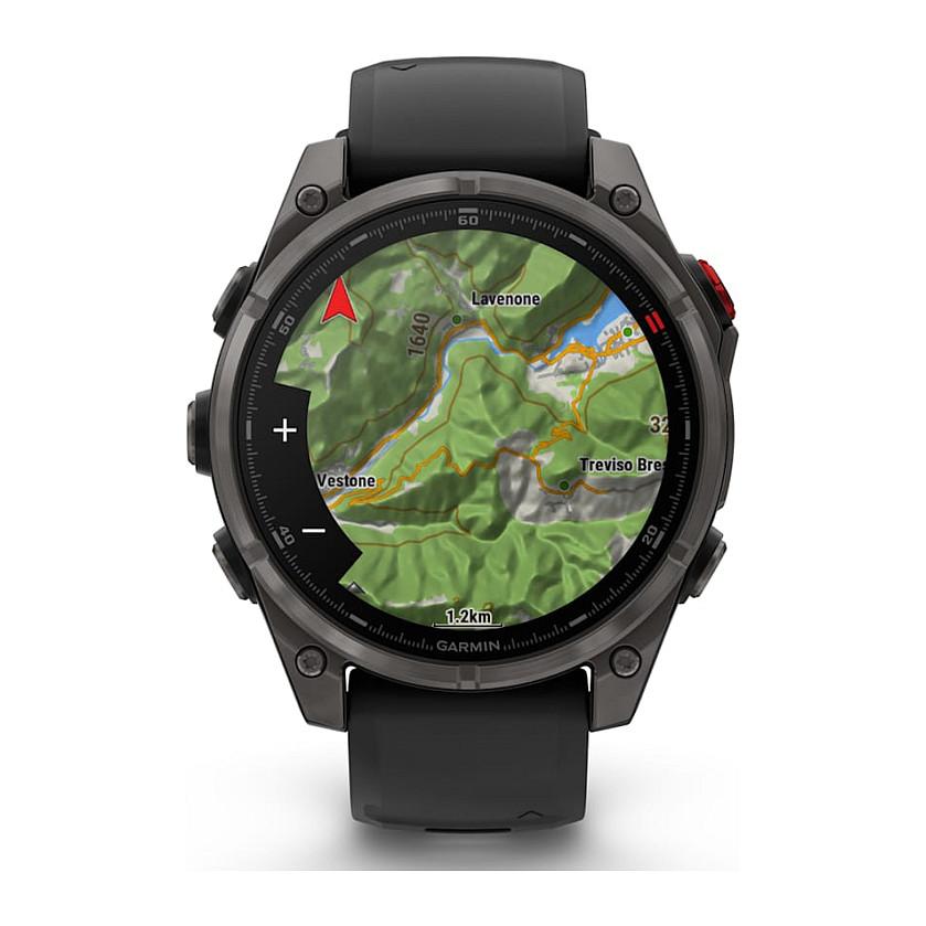 Orë e Mençur Garmin fēnix 8 Pro, 47mm, AMOLED, Sapphire, GPS, LTE - Zezë/Hiri - 6
