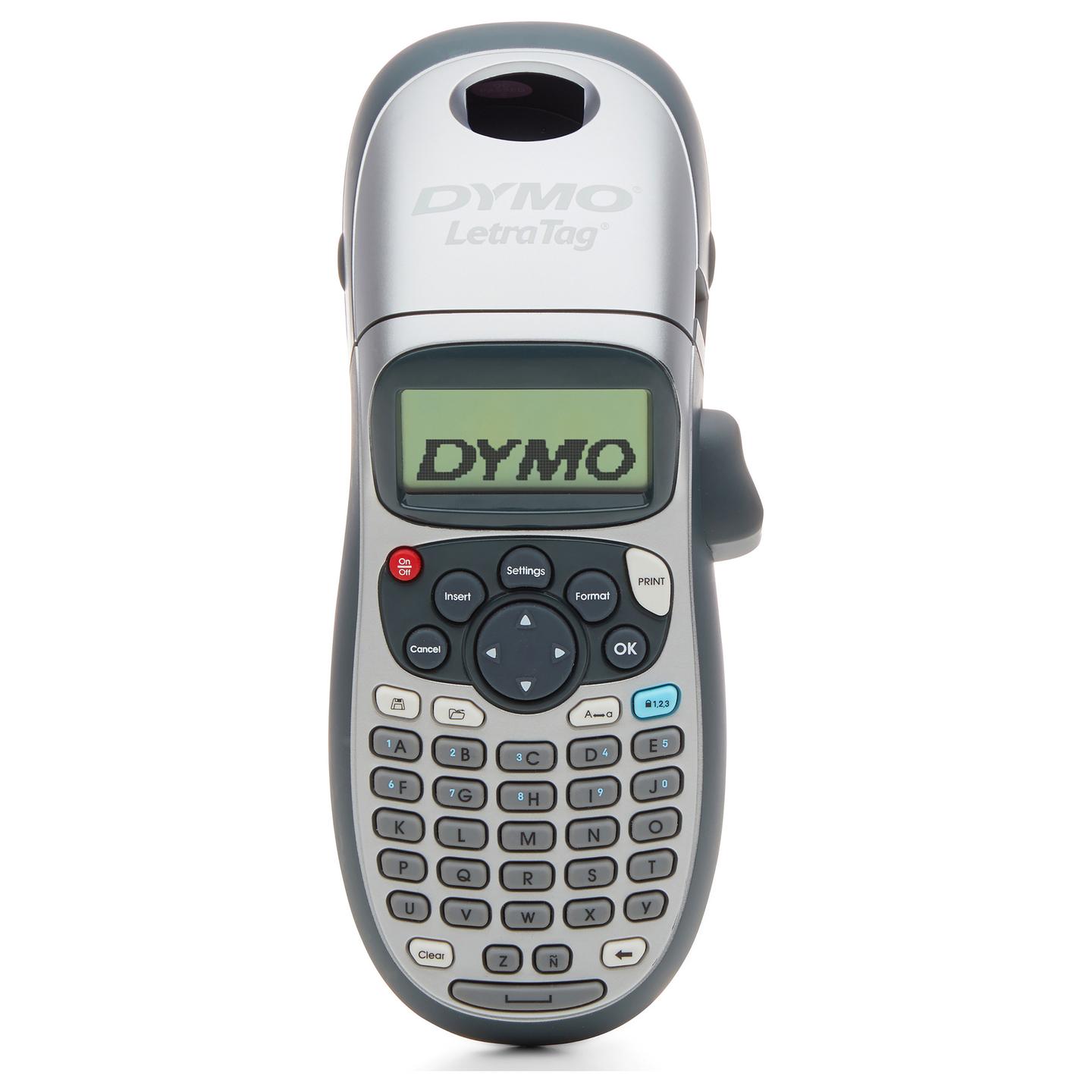 Etiketa për Printer DYMO LetraTag / 12 mm × 4 m / Metaike (2174577) - Argjend / Zi - 10