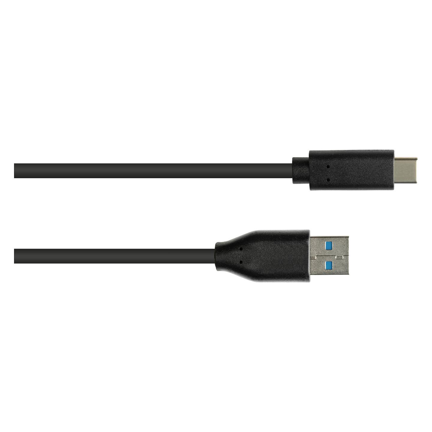 Kabllo USB Alcasa GC-M0128 / USB-A në USB-C / USB 3.2 Gen 1 / 5 Gbit/s / 2m - Zezë - 2