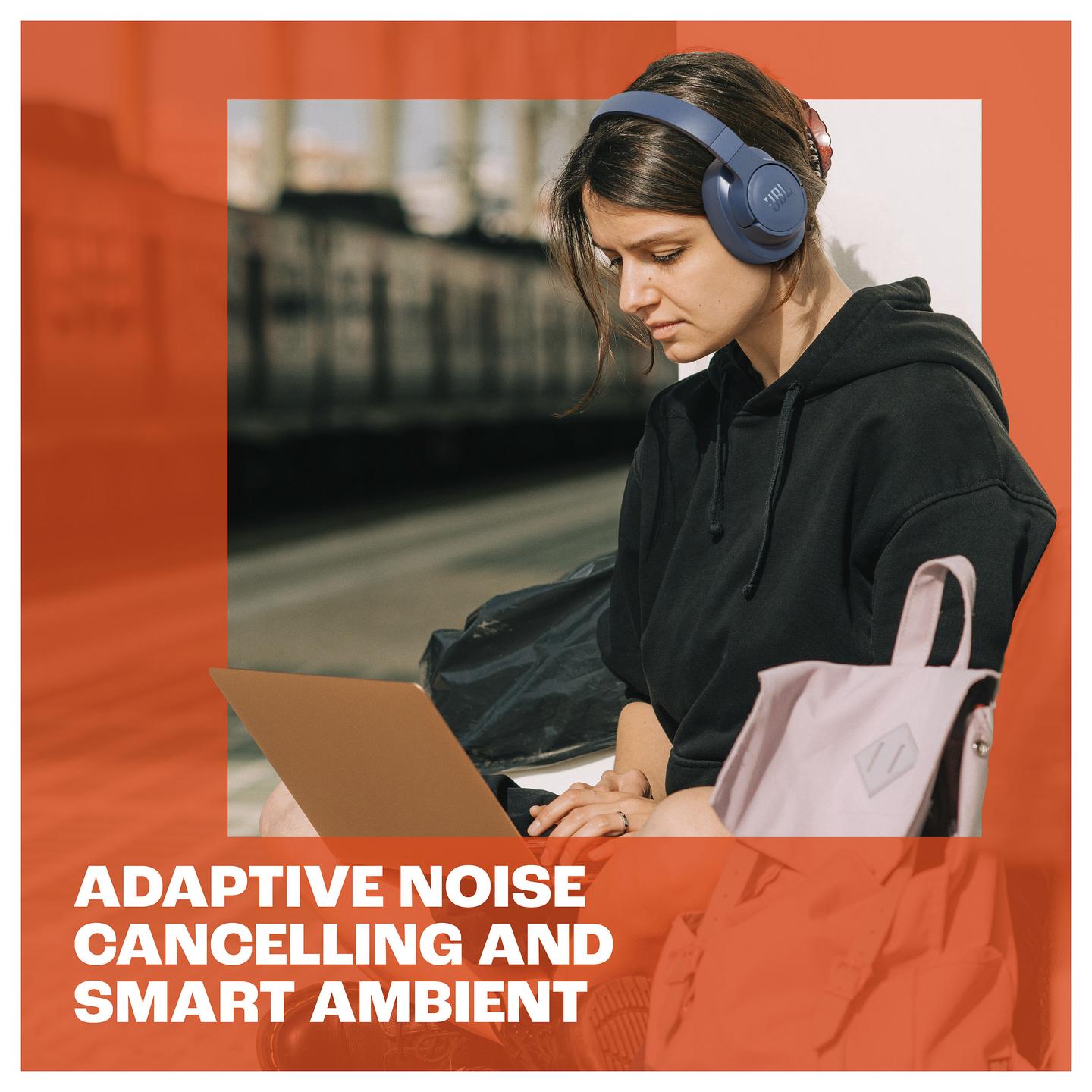 Kufje pa kabllo JBL Tune 770NC / Wireless / Bluetooth / Adaptive Noise Cancelling / 40 mm - Zezë - 7