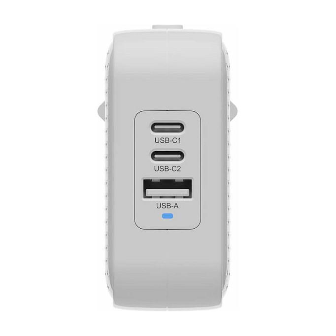 Karikues USB-C Targus HYPER HJ1003WHWWGL, 70W, 2x USB-C, 1x USB-A, GaN, Power Delivery 3.0, PPS, QC 3.0 - Bardhë - 5